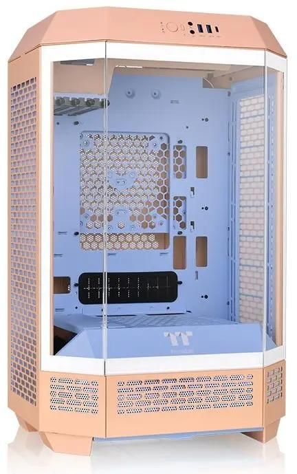 Корпус mATX Thermaltake The Tower 300 Peach Fuzz, Micro-Tower, без БП,  розовый [ca-1y4-00s]
